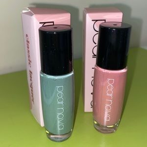 NIB - 2 Set PEAR NOVA Nail Lacquer Polish - Aloe Ha & Mood Bloom